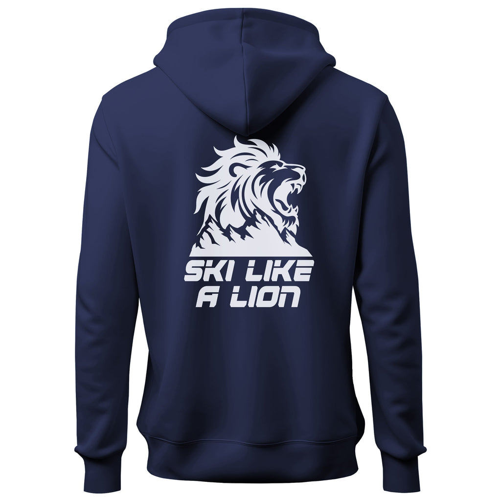 Skilöwen Hoodie " Dunkelblau Löwe" Kinder