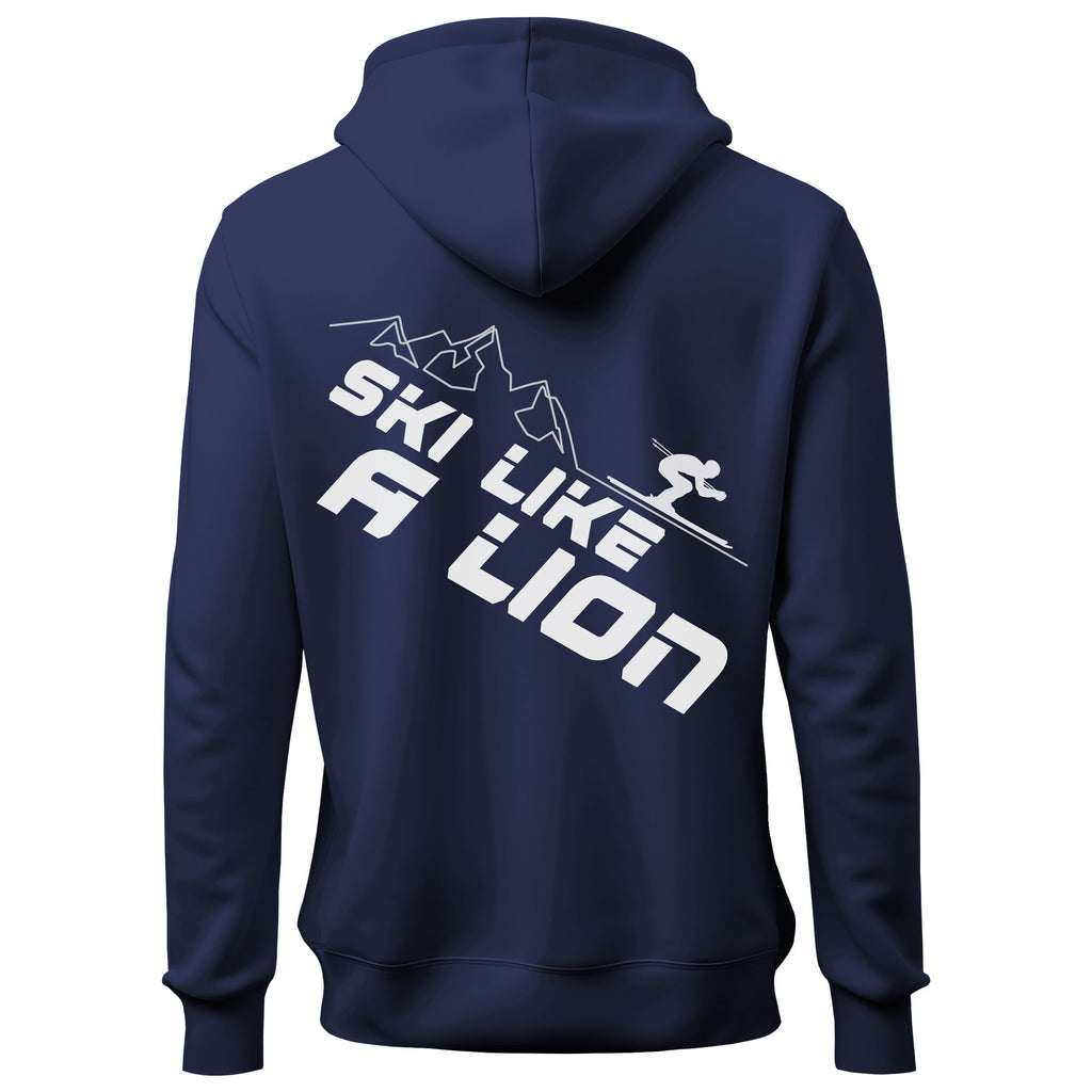 Skilöwen Hoodie "Ski like a lion"
