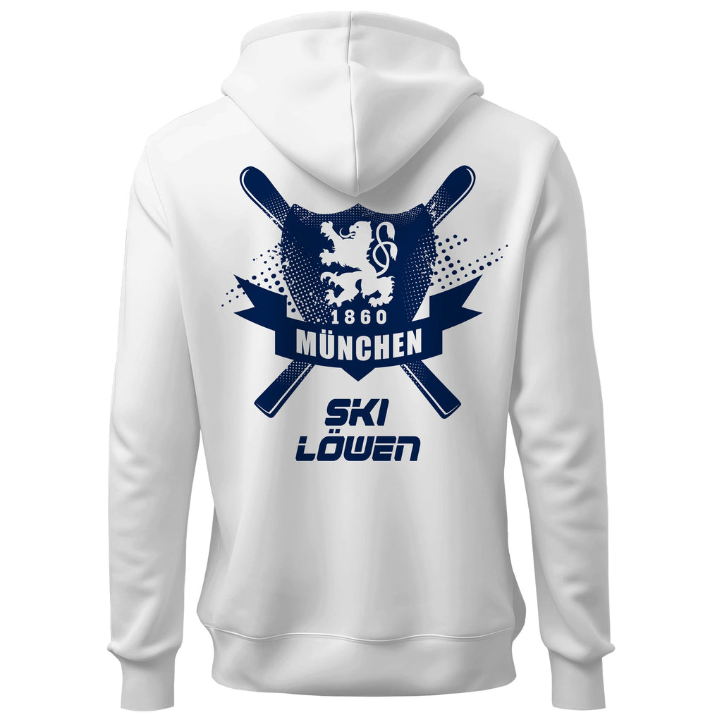 Skilöwen Hoodie "Weiß Ski Löwen"